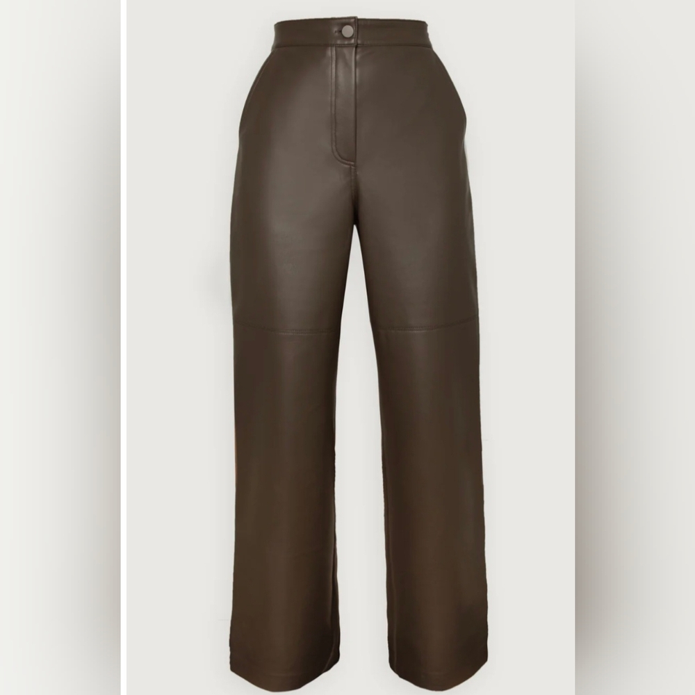 OAK & FORT Vegan Leather Pant Size 10